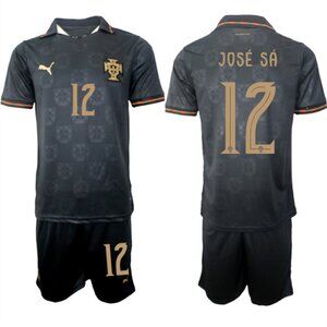 José Sá Black 2026 WC Soccer Jersey Suit